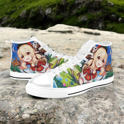 Genshin Impact Klee Shoes High Top Sneakers