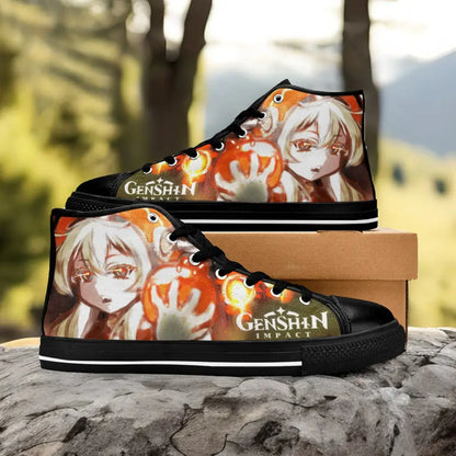 Genshin Impact Klee Shoes High Top Sneakers