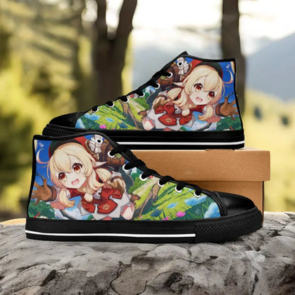 Genshin Impact Klee Shoes High Top Sneakers