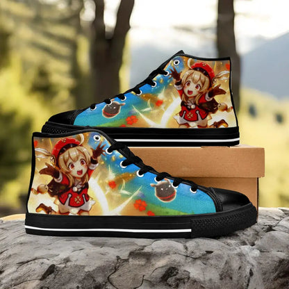 Genshin Impact Klee Shoes High Top Sneakers