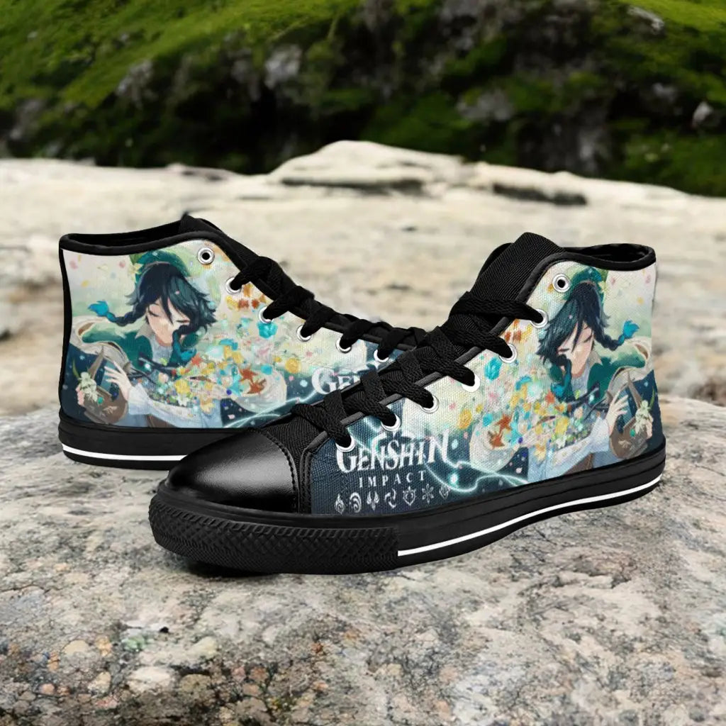 Genshin Impact Venti Shoes High Top Sneakers