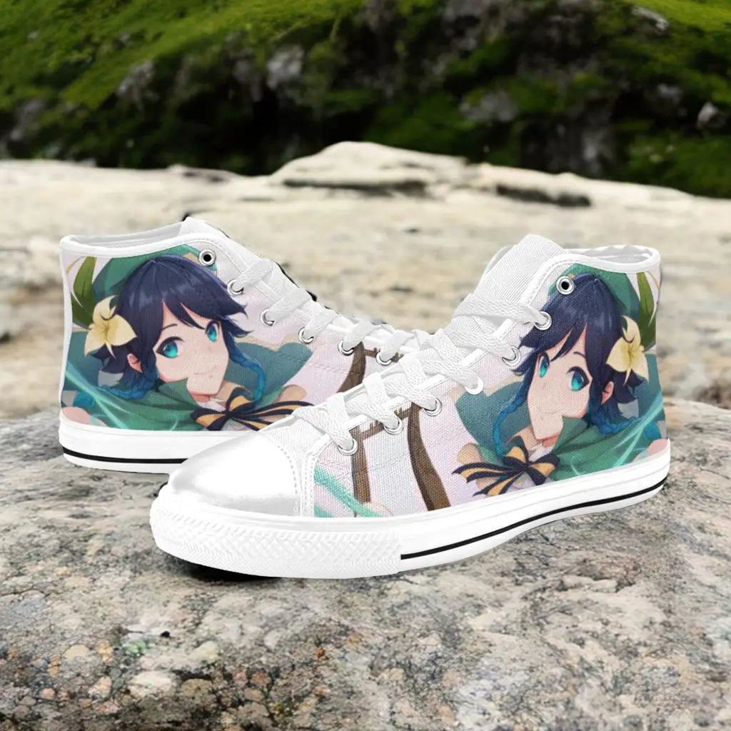 Genshin Impact Venti Shoes High Top Sneakers