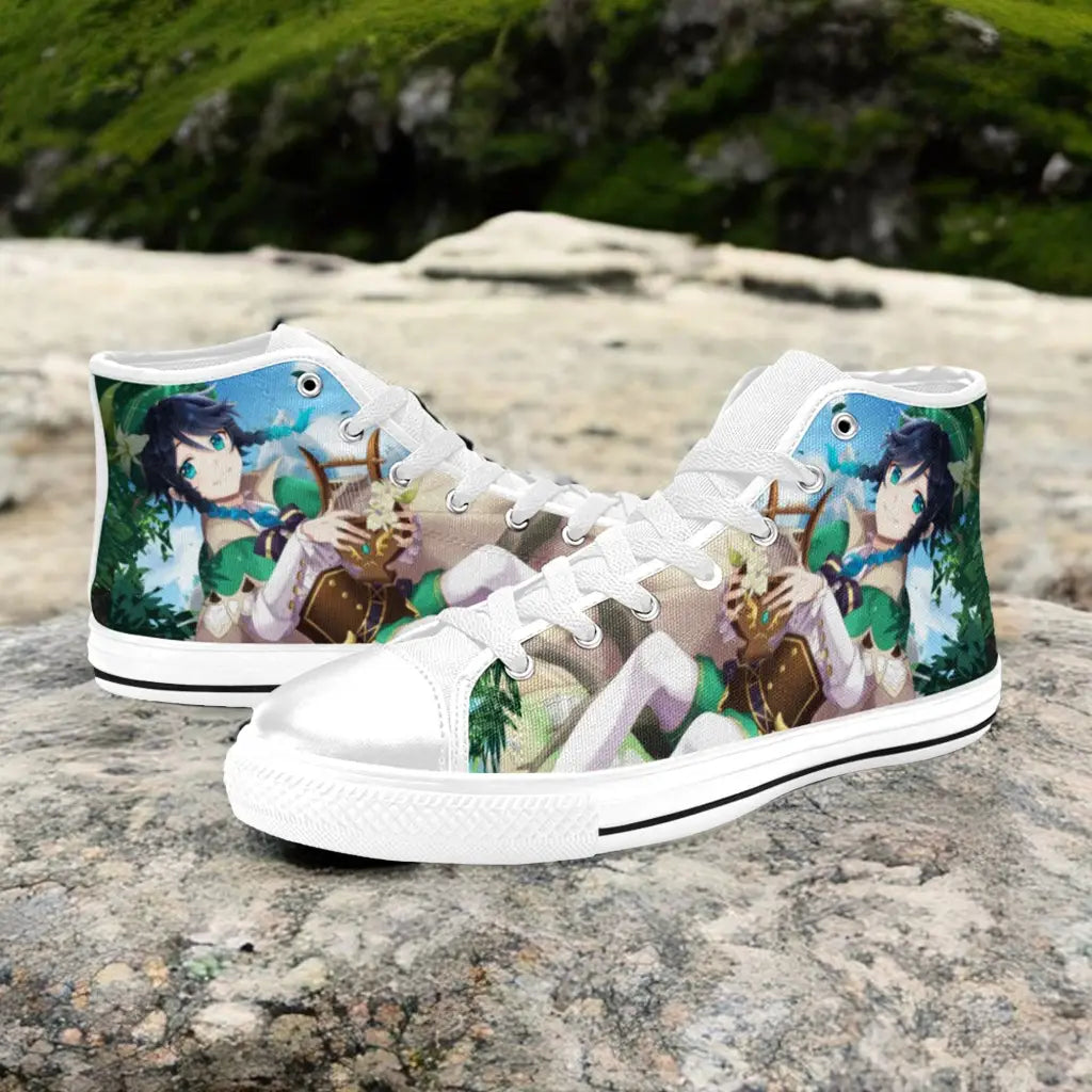 Genshin Impact Venti Shoes High Top Sneakers