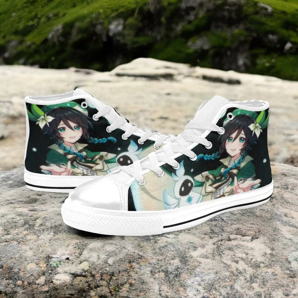 Genshin Impact Venti Shoes High Top Sneakers