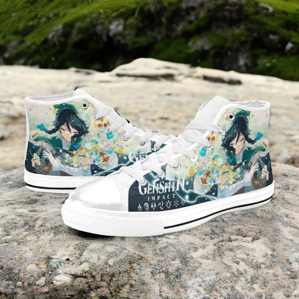 Genshin Impact Venti Shoes High Top Sneakers