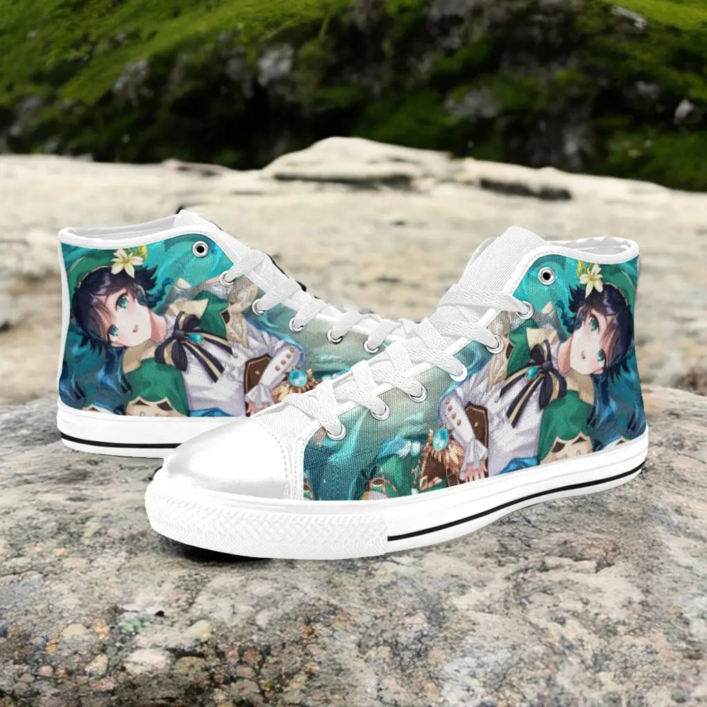 Genshin Impact Venti Shoes High Top Sneakers