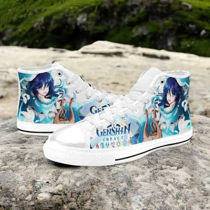 Genshin Impact Venti Shoes High Top Sneakers