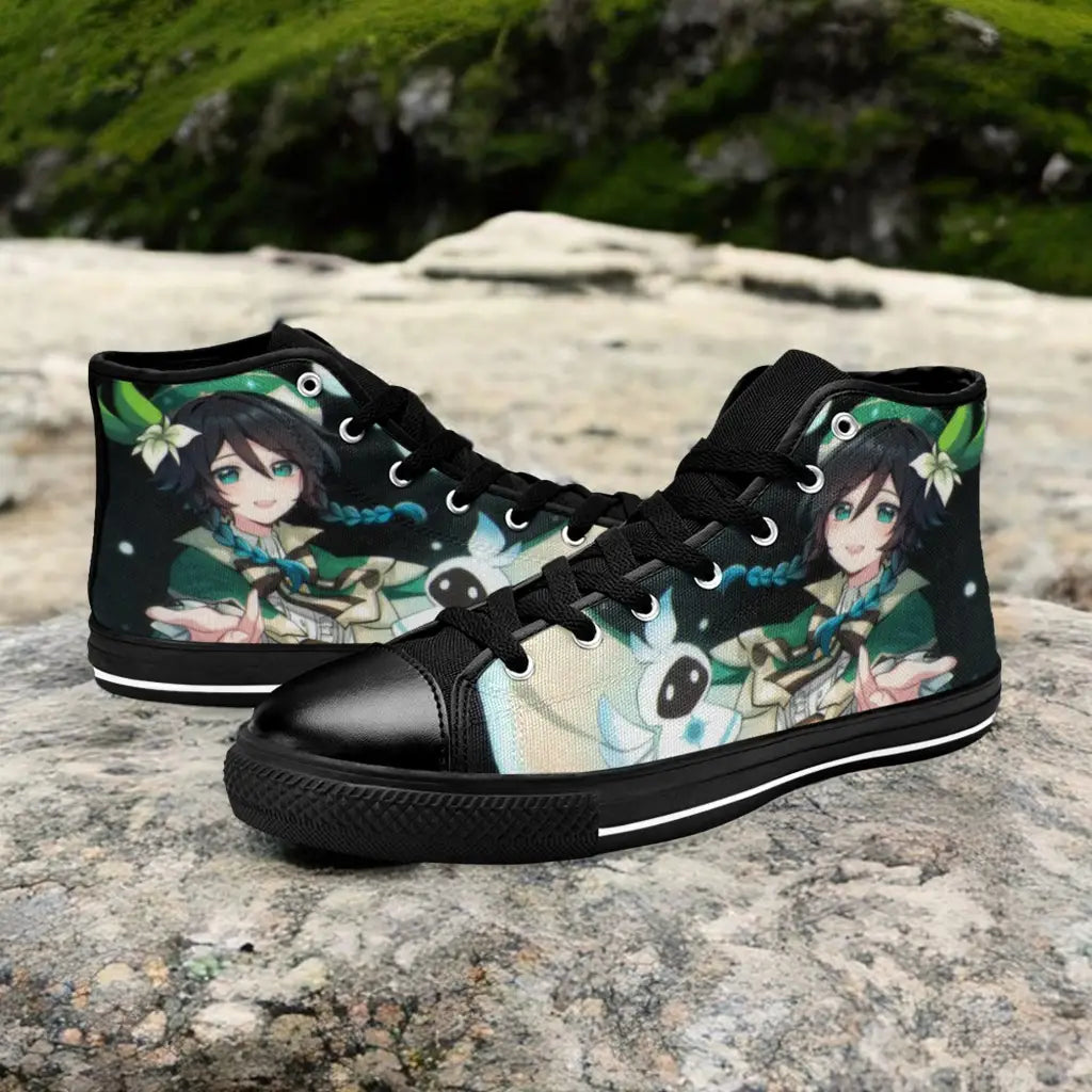 Genshin Impact Venti Shoes High Top Sneakers