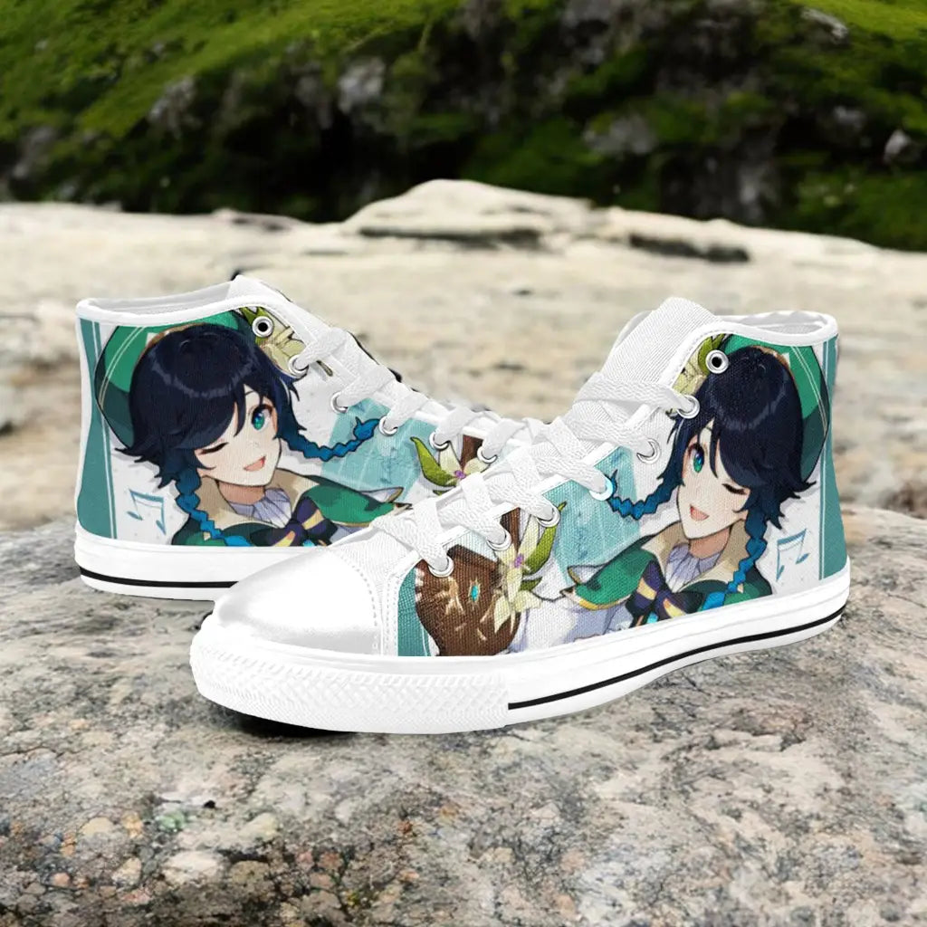 Genshin Impact Venti Shoes High Top Sneakers