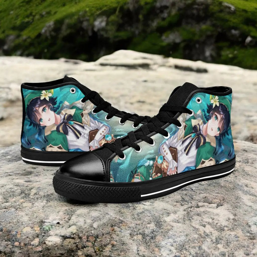 Genshin Impact Venti Shoes High Top Sneakers