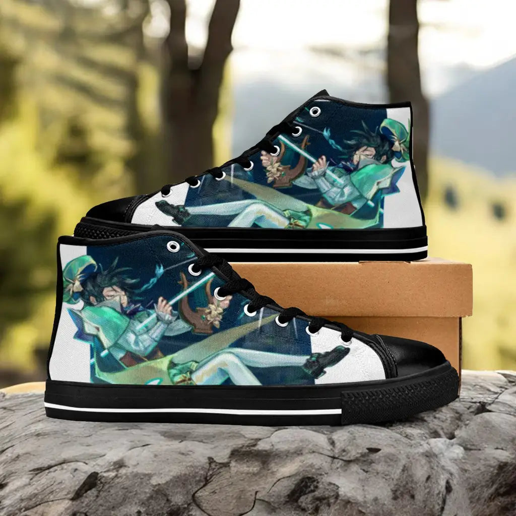 Genshin Impact Venti Shoes High Top Sneakers