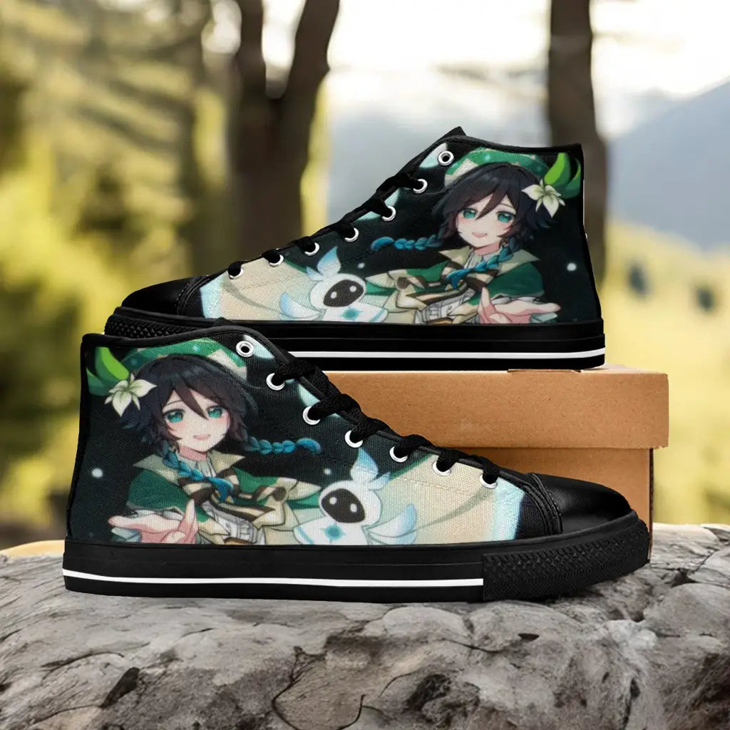 Genshin Impact Venti Shoes High Top Sneakers