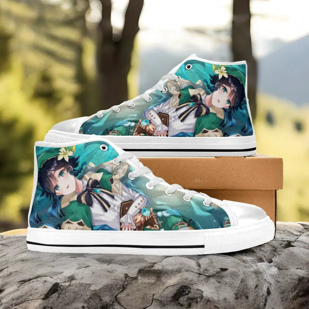 Genshin Impact Venti Shoes High Top Sneakers