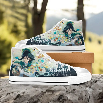 Genshin Impact Venti Shoes High Top Sneakers