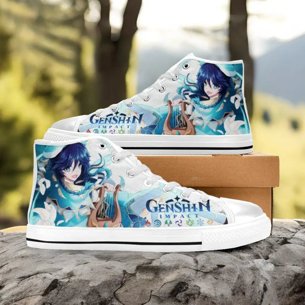 Genshin Impact Venti Shoes High Top Sneakers