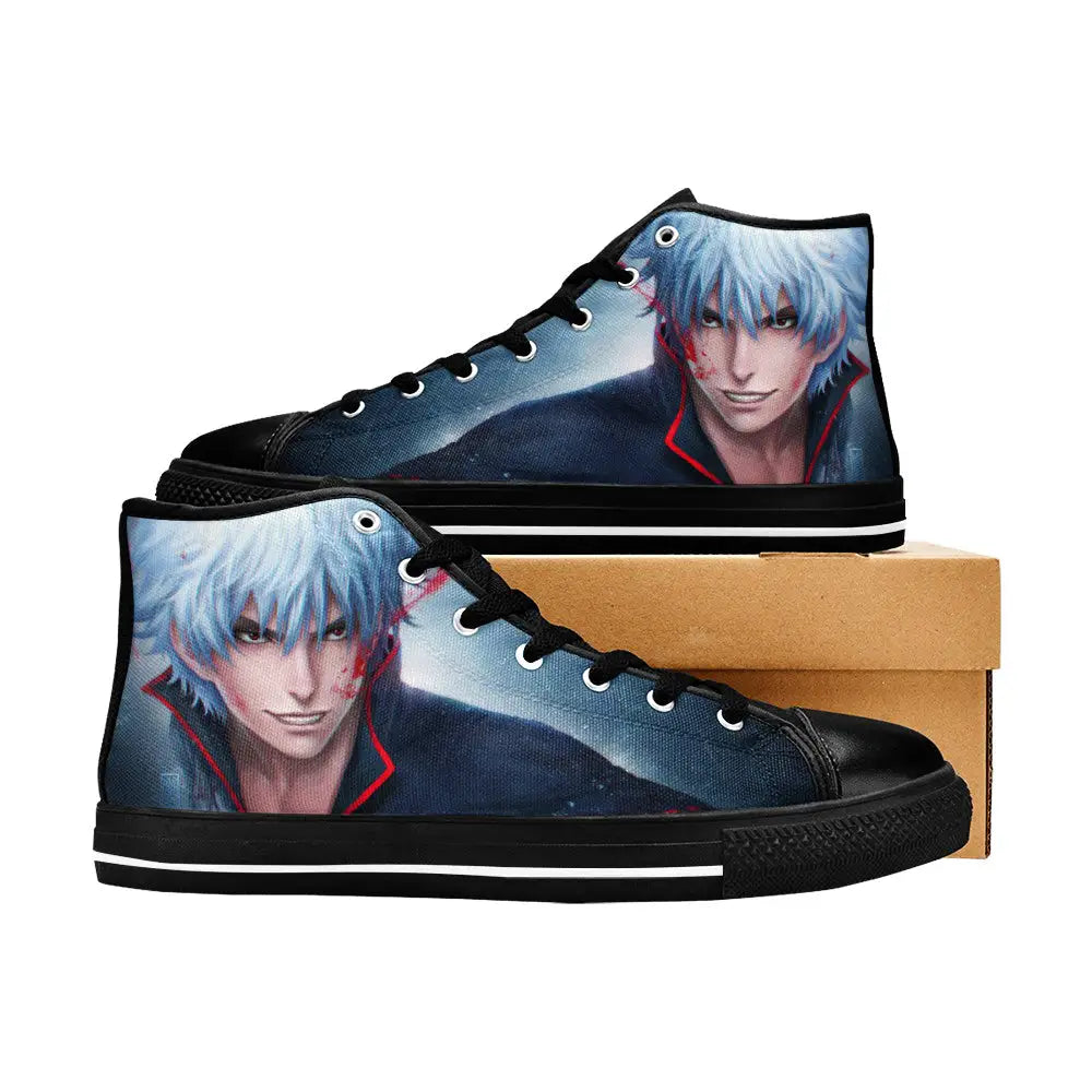 Gintama Gintoki Custom High Top Sneakers Shoes