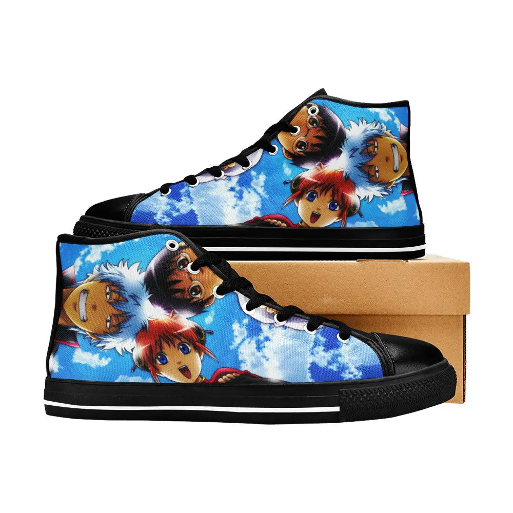 Gintama Gintoki Custom High Top Sneakers Shoes