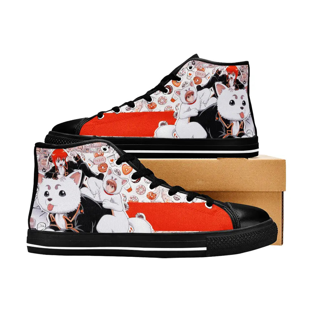 Gintama Gintoki Custom High Top Sneakers Shoes