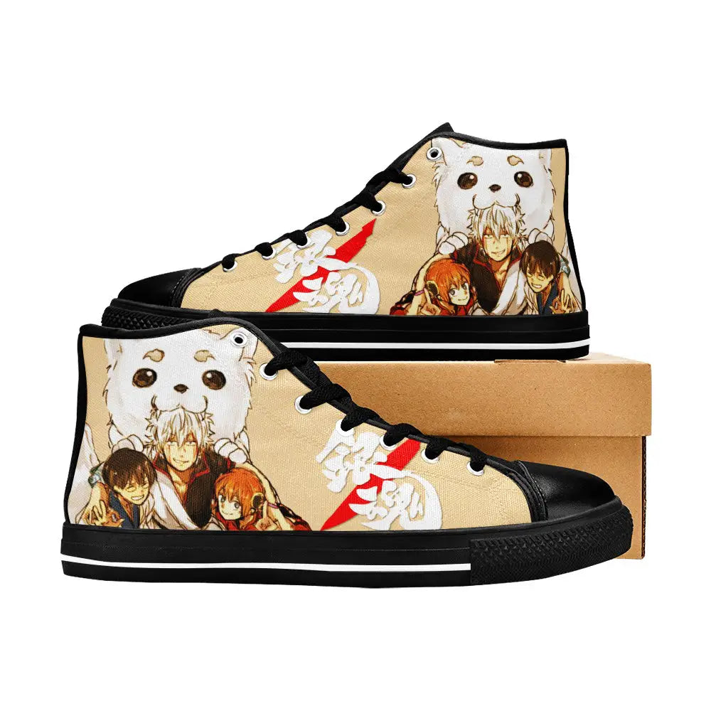 Gintama Gintoki Custom High Top Sneakers Shoes