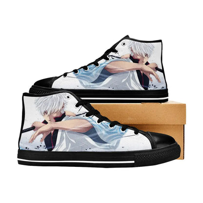 Gintama Gintoki Custom High Top Sneakers Shoes