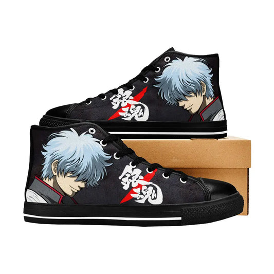 Gintama Gintoki Custom High Top Sneakers Shoes