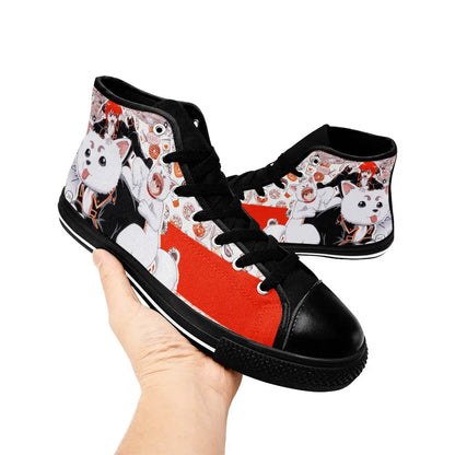 Gintama Gintoki Custom High Top Sneakers Shoes