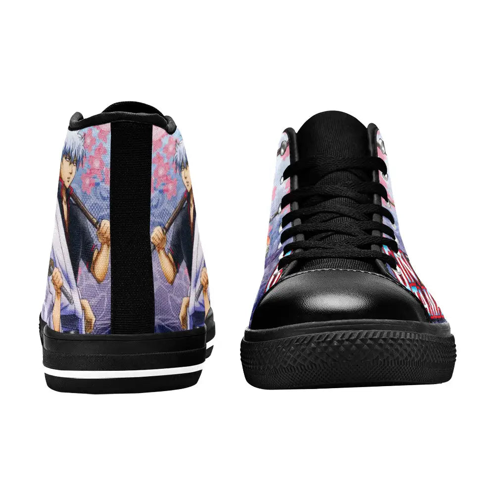 Gintama Gintoki Custom High Top Sneakers Shoes