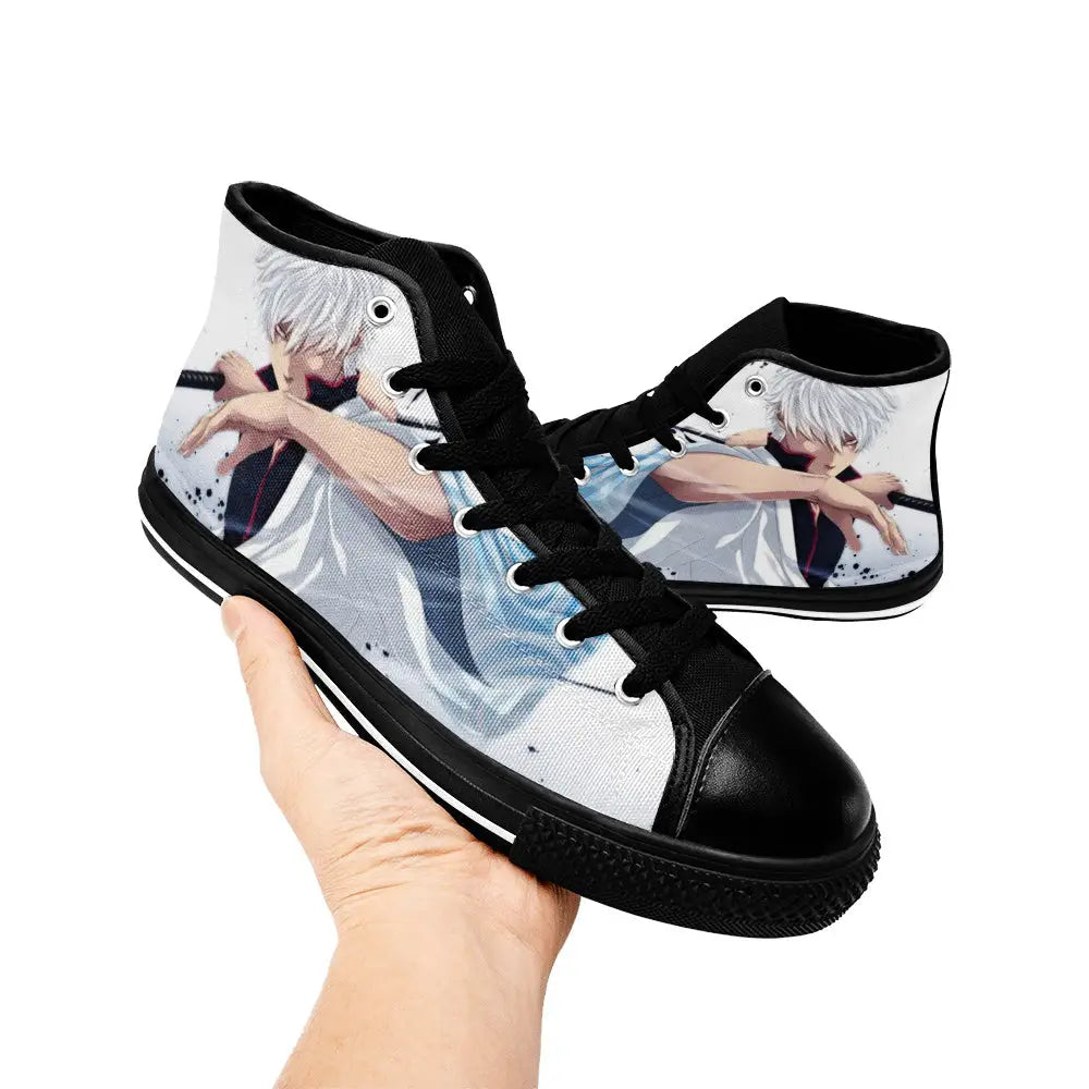 Gintama Gintoki Custom High Top Sneakers Shoes