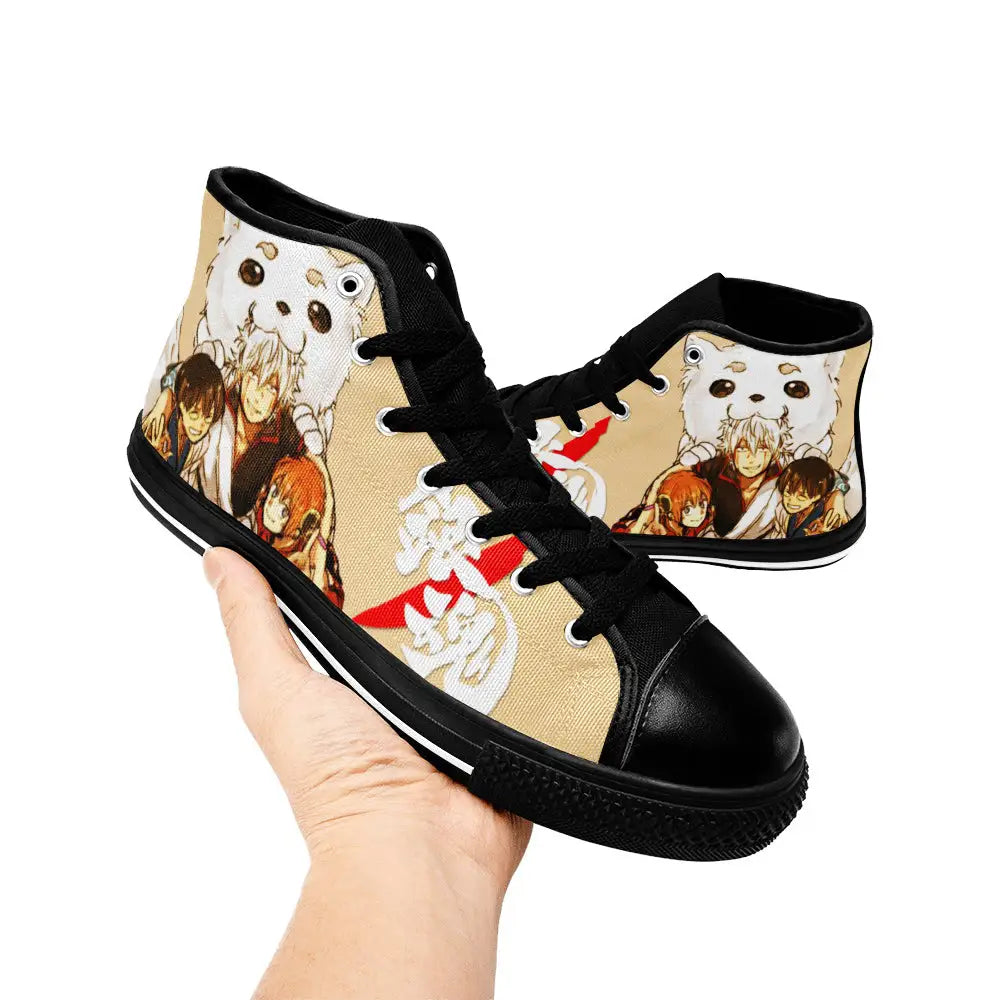 Gintama Gintoki Custom High Top Sneakers Shoes