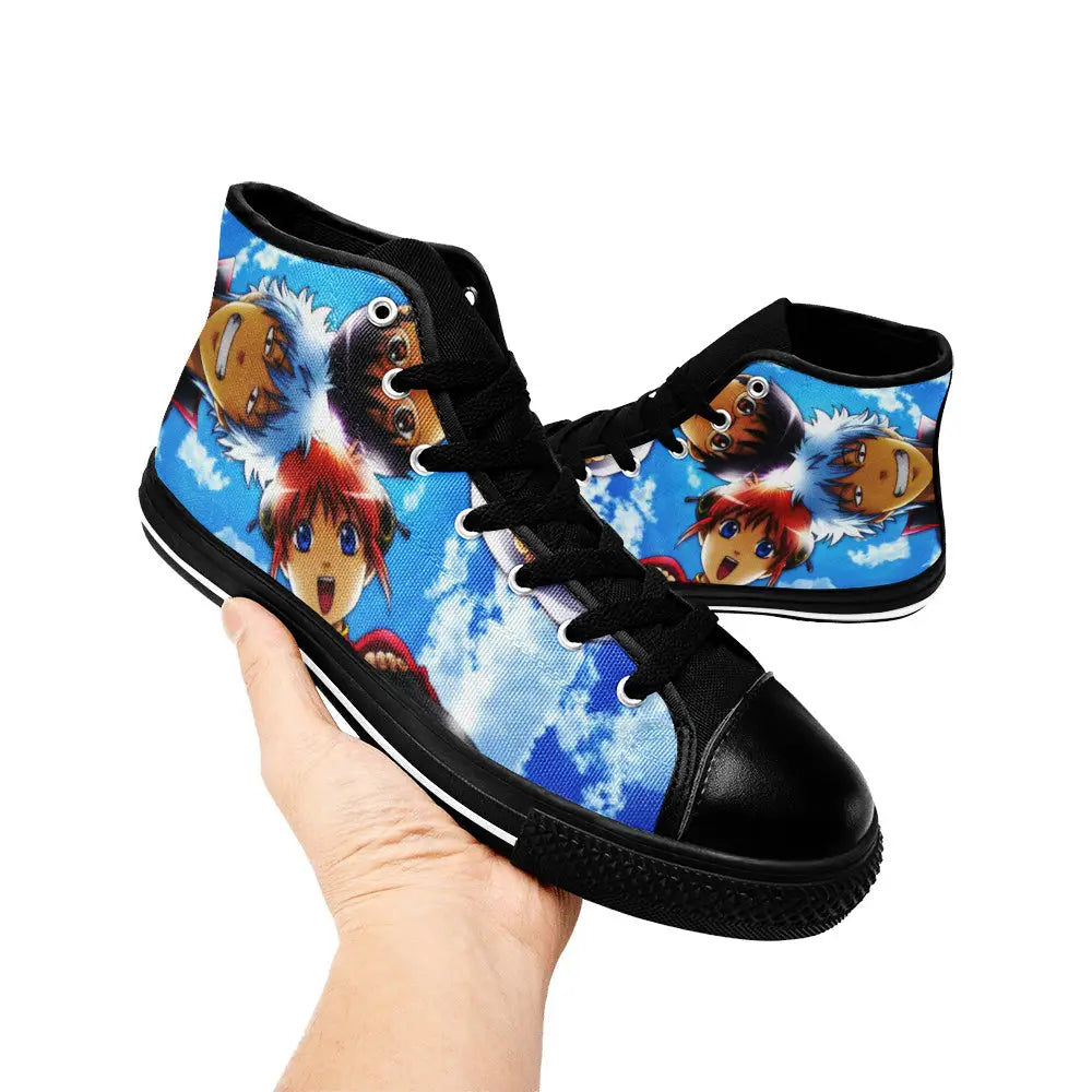 Gintama Gintoki Custom High Top Sneakers Shoes