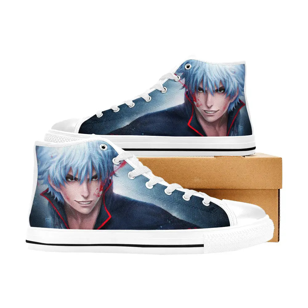 Gintama Gintoki Custom High Top Sneakers Shoes