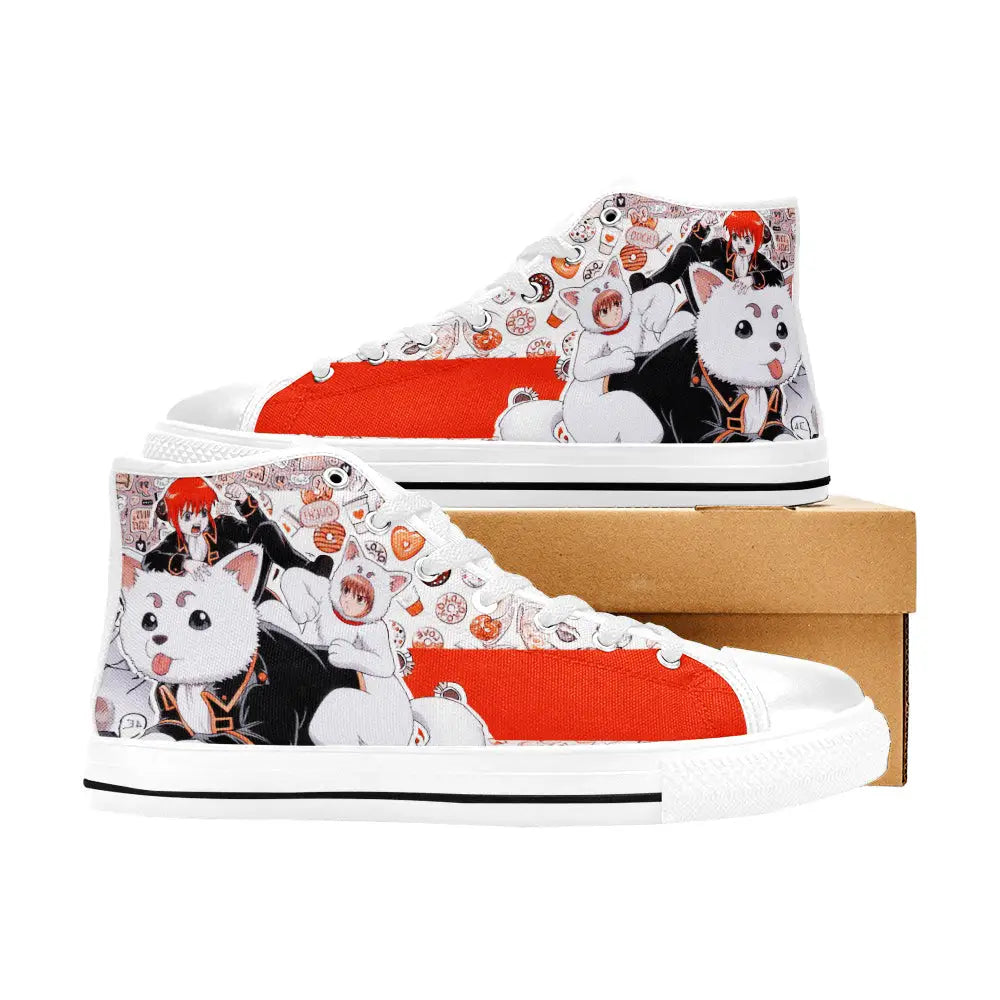 Gintama Gintoki Custom High Top Sneakers Shoes