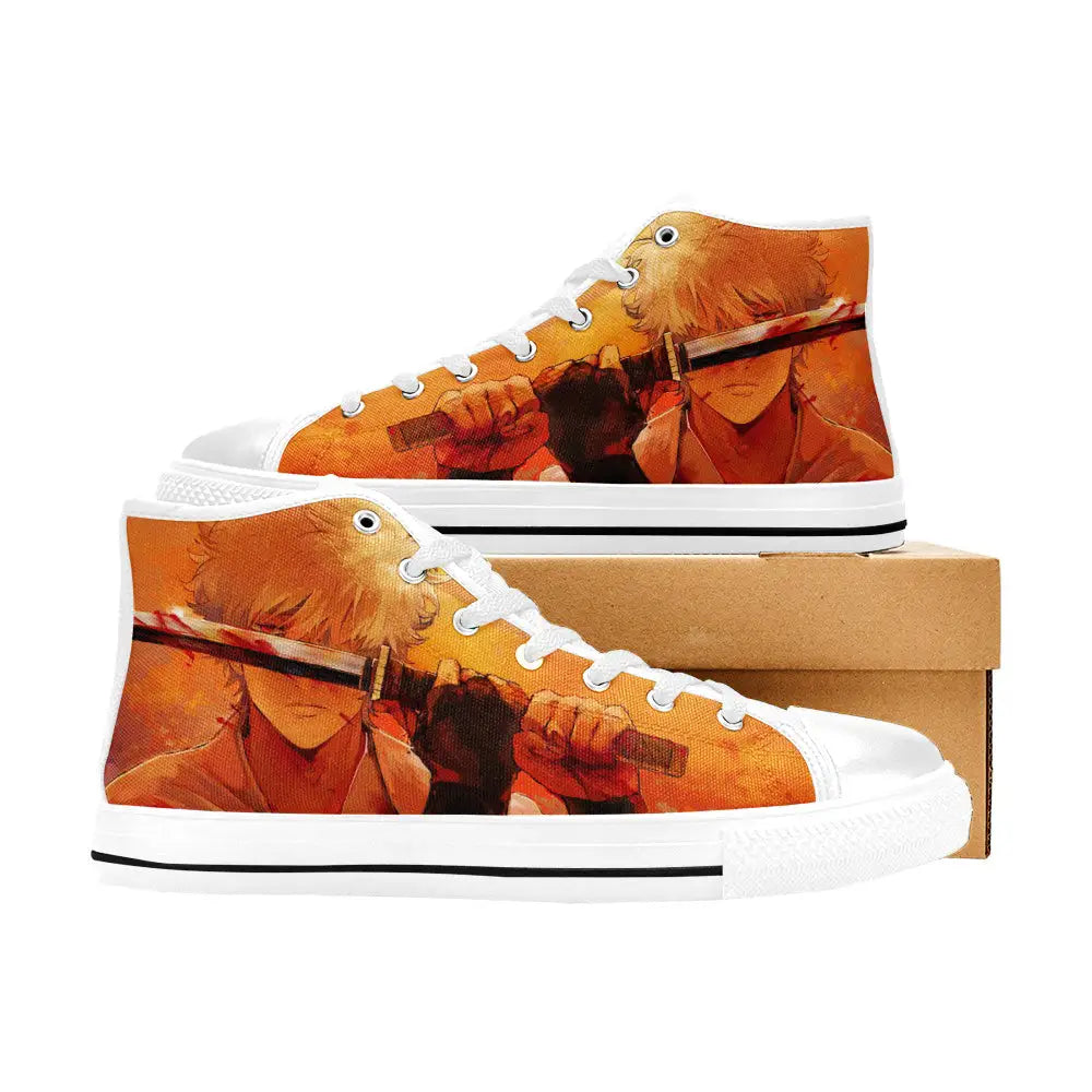 Gintama Gintoki Custom High Top Sneakers Shoes