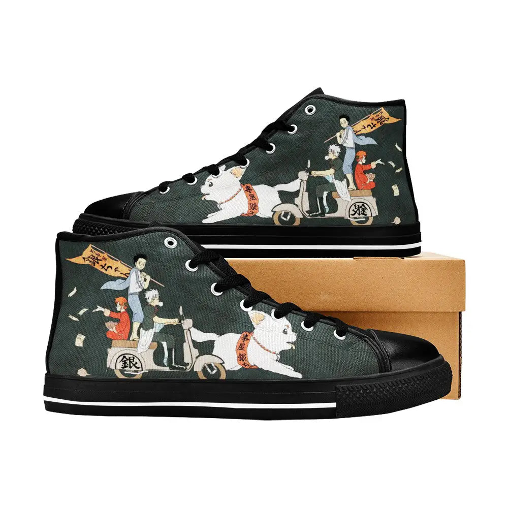 Gintama Gintoki Custom High Top Sneakers Shoes