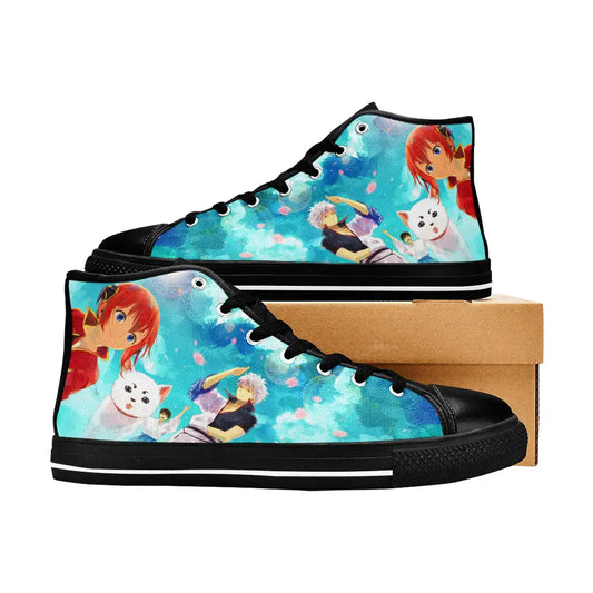 Gintama Gintoki Custom High Top Sneakers Shoes