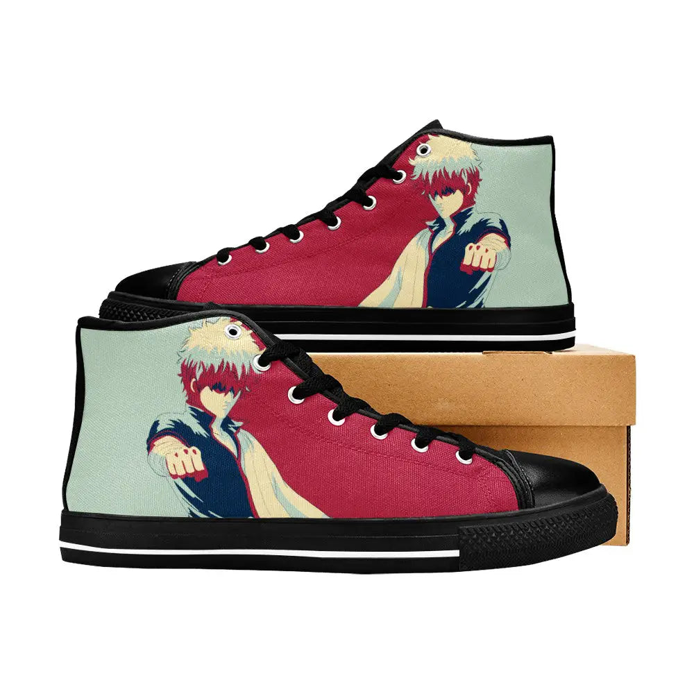 Gintama Gintoki Custom High Top Sneakers Shoes