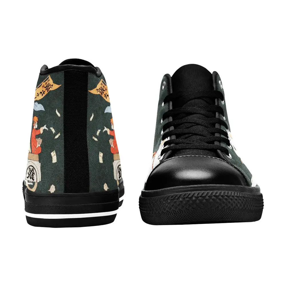 Gintama Gintoki Custom High Top Sneakers Shoes