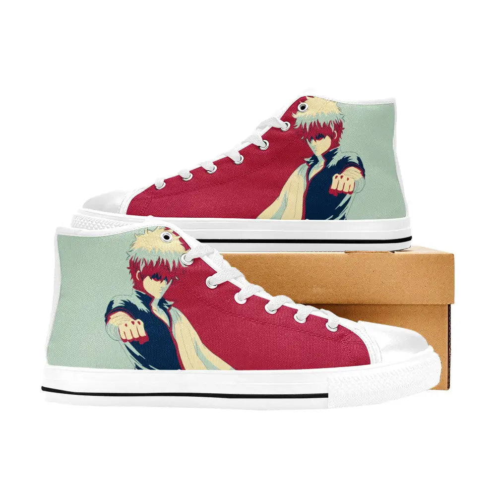 Gintama Gintoki Custom High Top Sneakers Shoes