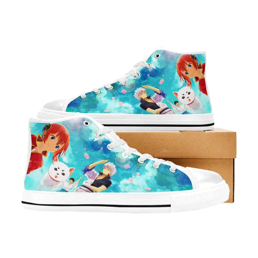 Gintama Gintoki Custom High Top Sneakers Shoes