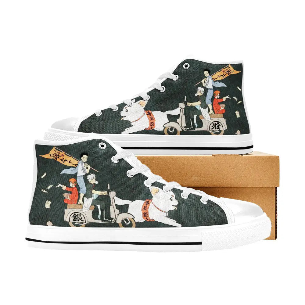 Gintama Gintoki Custom High Top Sneakers Shoes