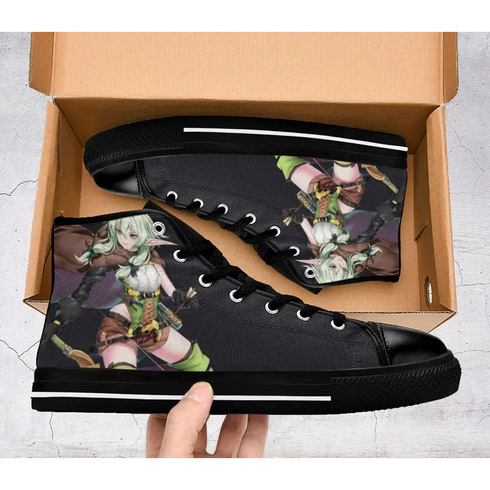 Goblin Slayer High Elf Archer Kakoiii Shoes High Top Sneakers