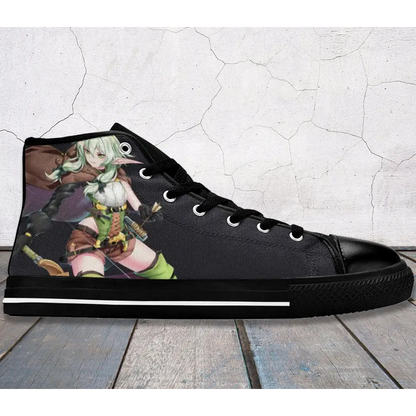 Goblin Slayer High Elf Archer Kakoiii Shoes High Top Sneakers