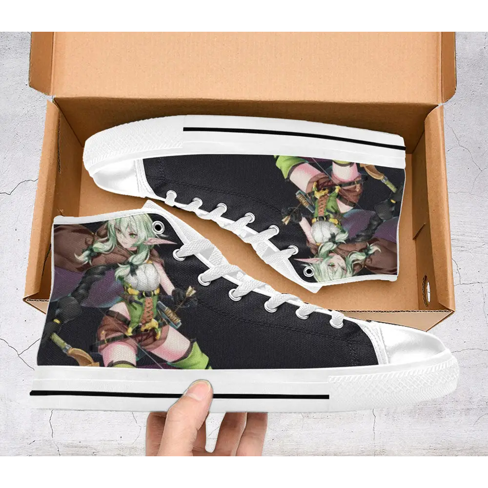 Goblin Slayer High Elf Archer Kakoiii Shoes High Top Sneakers