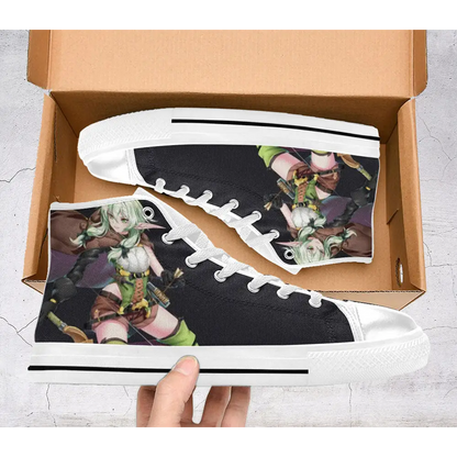 Goblin Slayer High Elf Archer Kakoiii Shoes High Top Sneakers