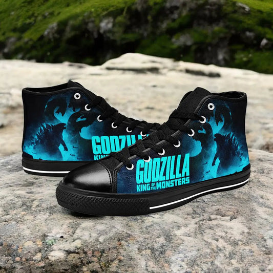 Godzilla and King Ghidorah Custom High Top Sneakers Shoes