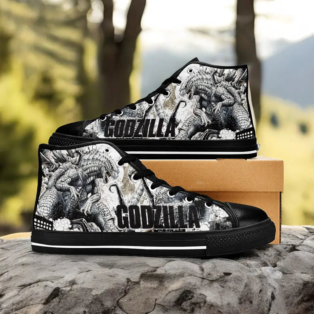 Godzilla King of the Monsters Custom High Top Sneakers Shoes