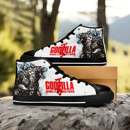 Godzilla King of the Monsters Custom High Top Sneakers Shoes