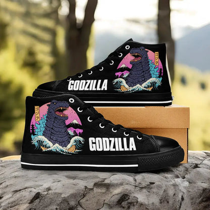 Godzilla King of the Monsters Custom High Top Sneakers Shoes