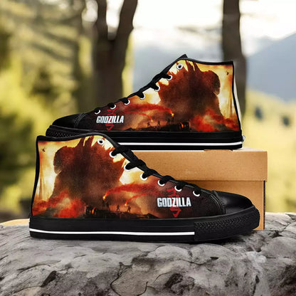 Godzilla King of the Monsters Custom High Top Sneakers Shoes