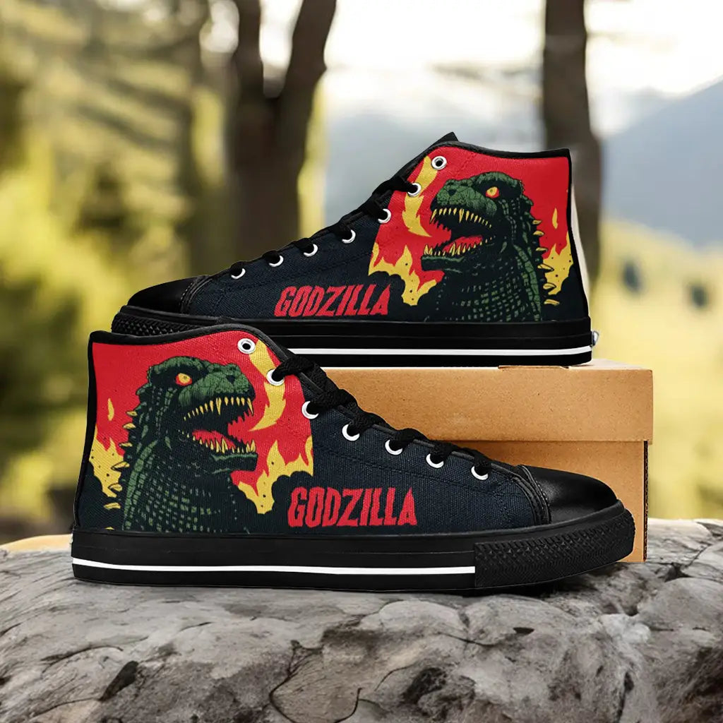 Godzilla King of the Monsters Custom High Top Sneakers Shoes